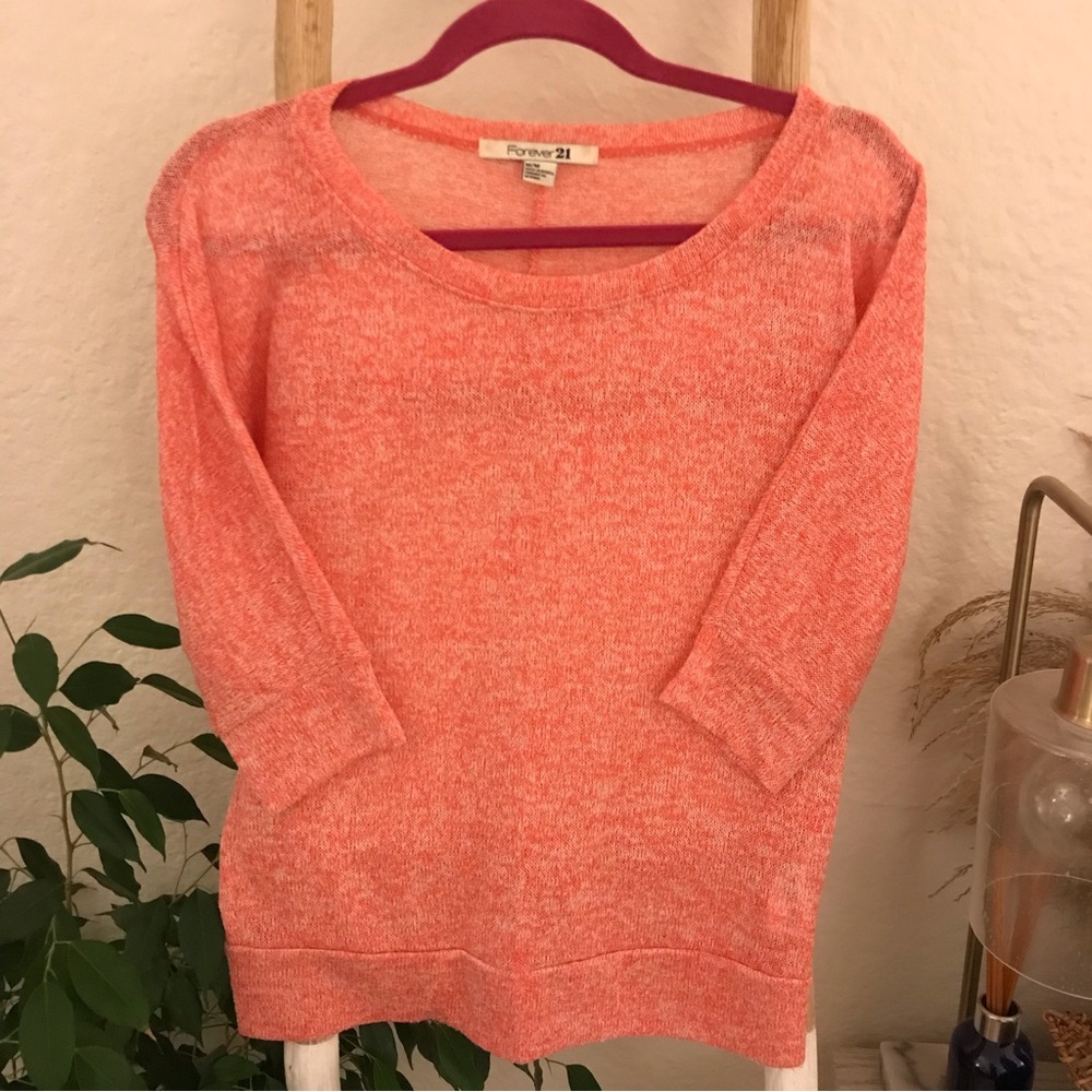 Forever 21 Coral Sweater